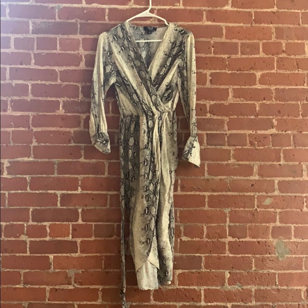 Snakeskin dress